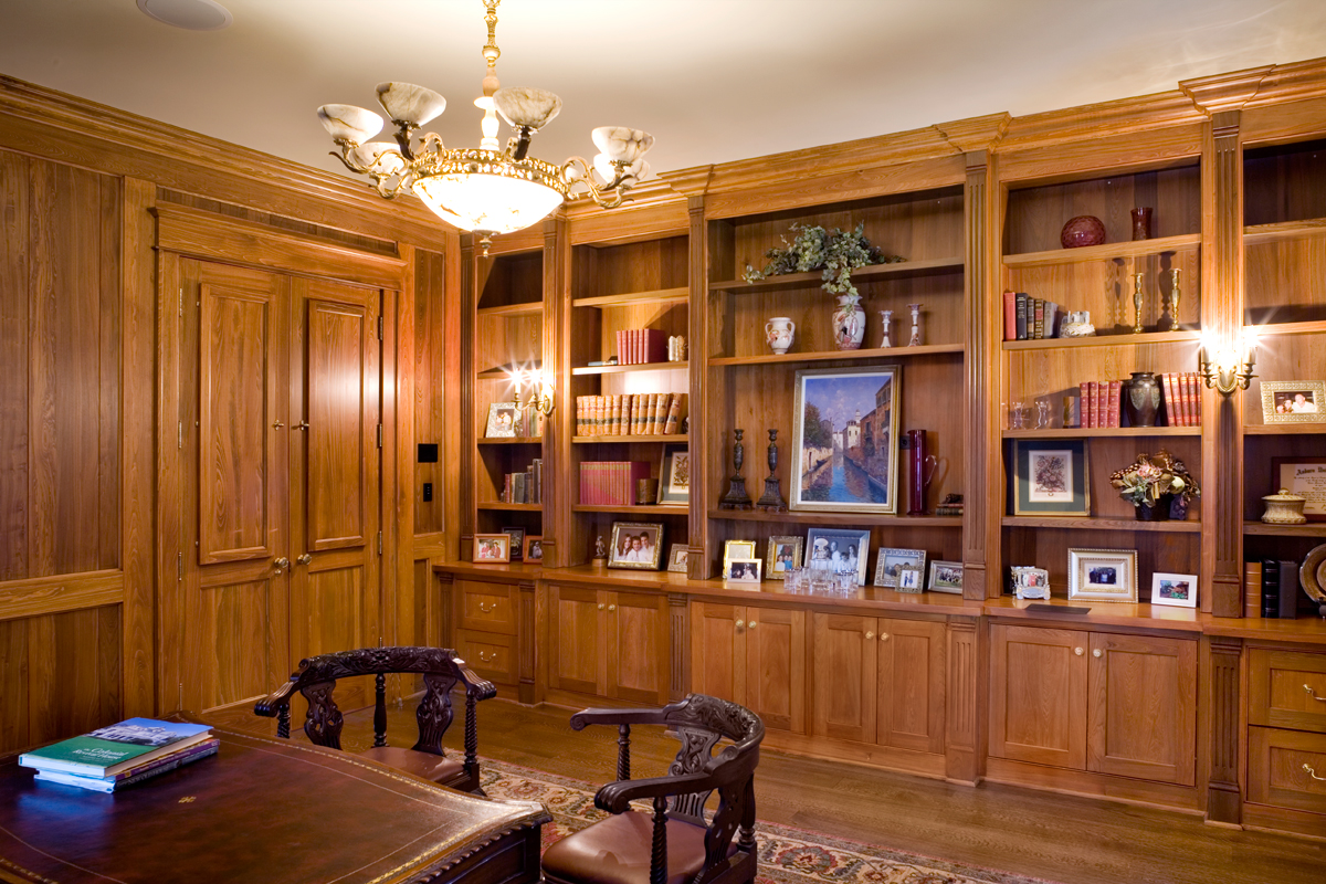 Custom Made Cabinets and Shelves for Home Office and Studies | Romar ...